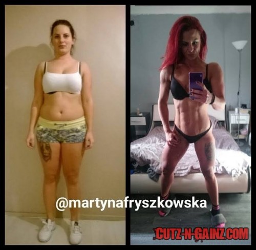 Martyna Fryszkowska (@martynafryszkowska), Fitnessmodel aus Polen, zeigt eine tolle Transformation auf diesem Selfie!