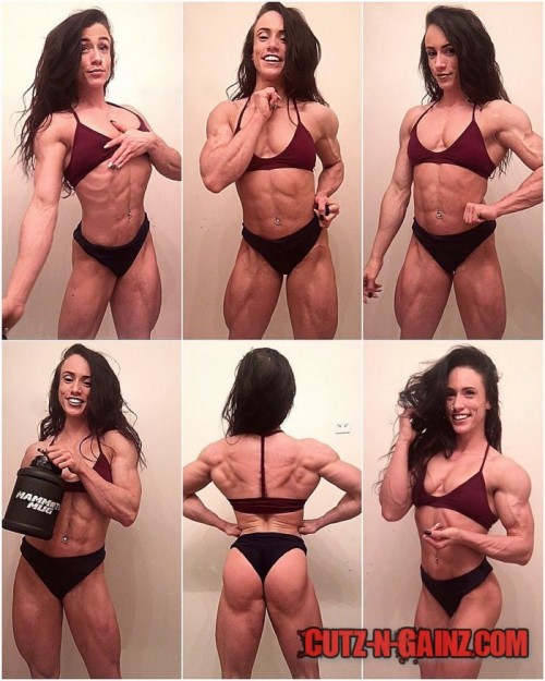 Lauren Martin Stow (@laurenforshehulk) zeigt pralle Muskeln, sexy Knackpo und eine tolle Muskeldefinition