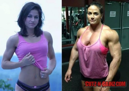 Theresa Ivancik (@tivancik_ifbbpro), IFBB Physique Pro, zeigt ihre sexy Verwandlung vom Fitnessmodel zur massiven Bodybuilderin